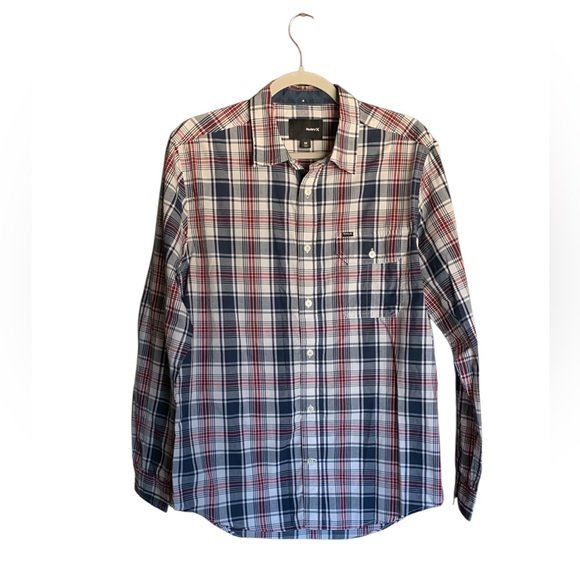 Hurley Other - Hurley men’s button down shirt long sleeve size medium classic office preppy